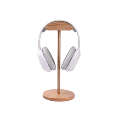 Desk Headphone Stand Wood, Best Wooden Headset Stand, Headphone Holder Gift for Music Lover or Gamer, Dj Gifts for Men & Husband