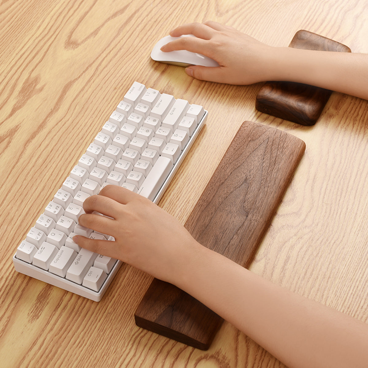 Walnut Wood Keyboard Wrist Rest