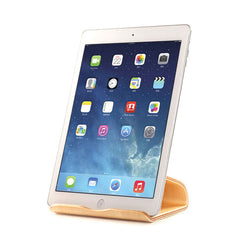 Wooden iPad Stand for Desk, Kitchen Tablet Stand