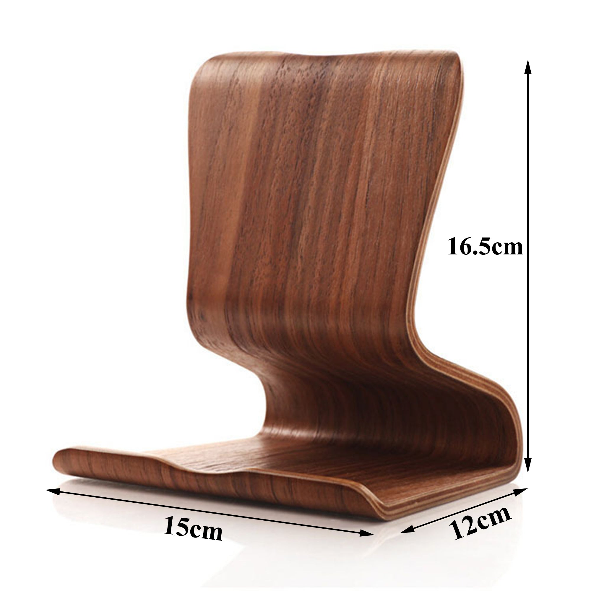 Wooden iPad Stand for Desk, Kitchen Tablet Stand