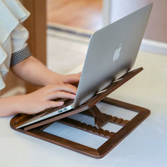 Foldable Wood Laptop Stand