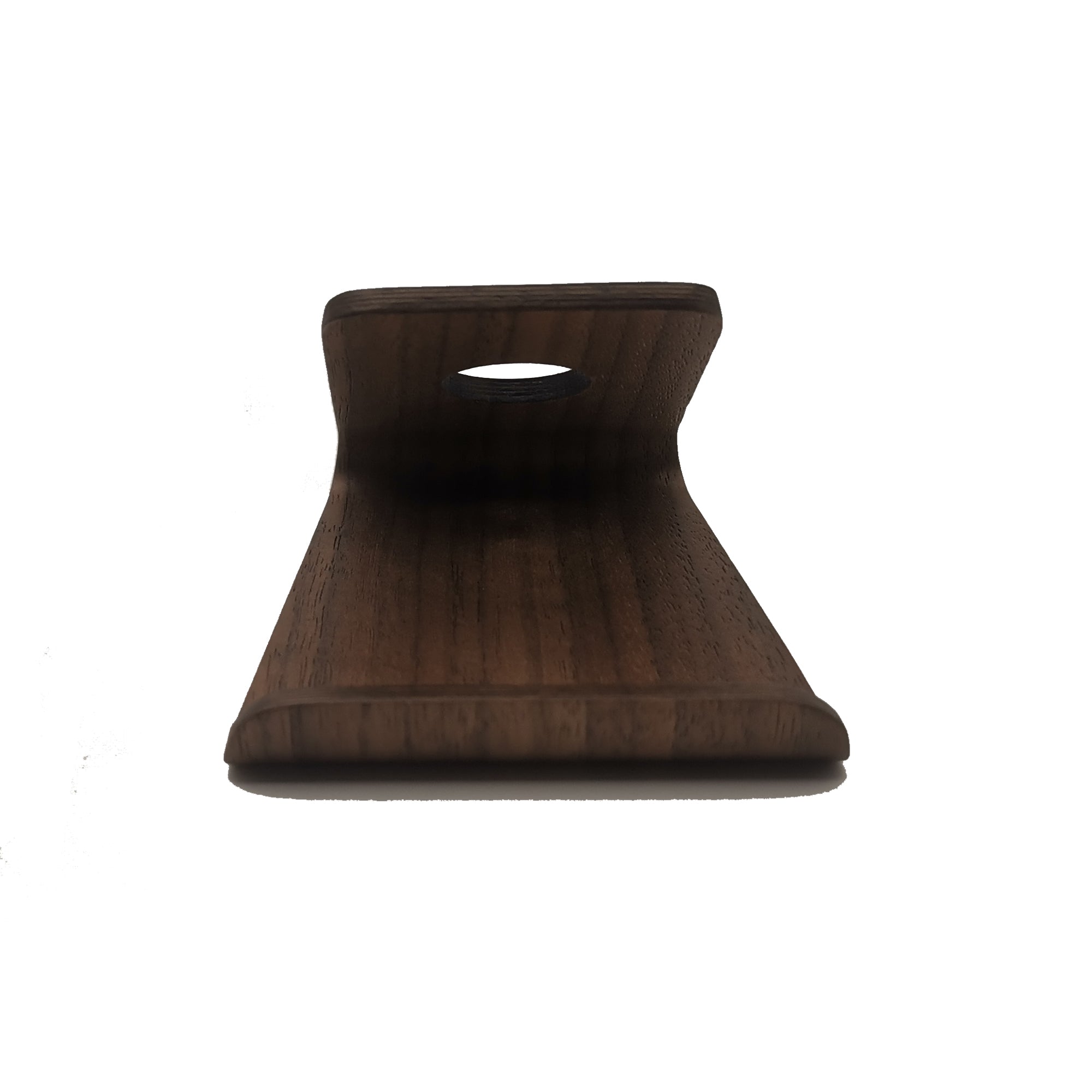 Walnut Wood Phone Stand, Desk Wooden iPhone Holder, Cellphone Stand