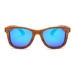 Zebra Wood Polarized Sunglasses for Men and Women