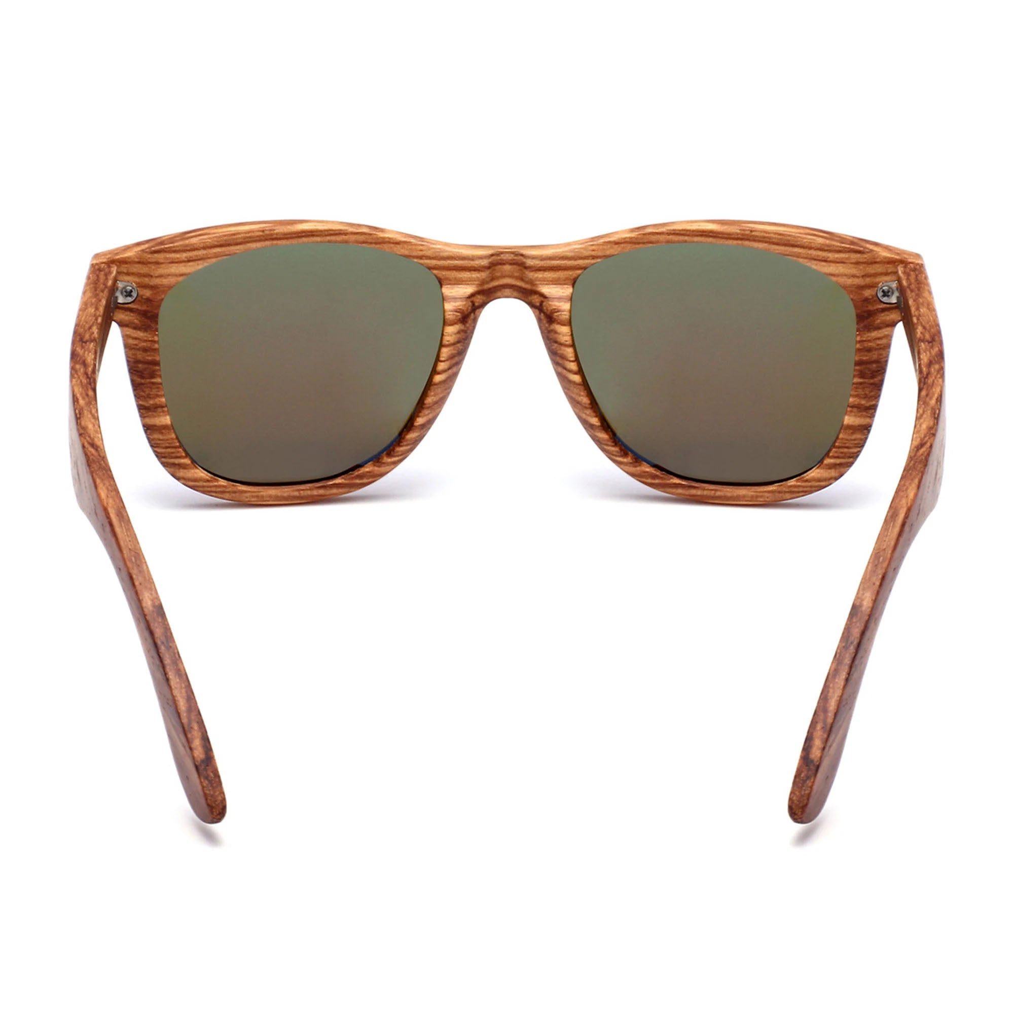 Zebra Wood Polarized Sunglasses for Men and Women